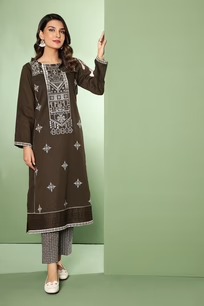 42206227-Printed Embroidered 2PC